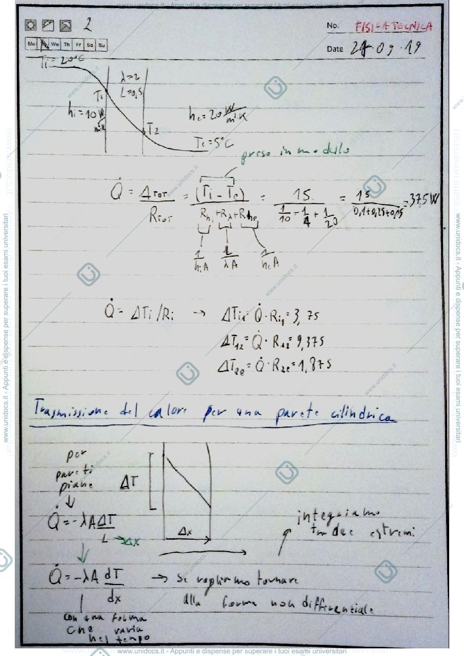 Anteprima pagina 2 — appunti 19-20 Fisica tecnica e macchine prof: Araneo