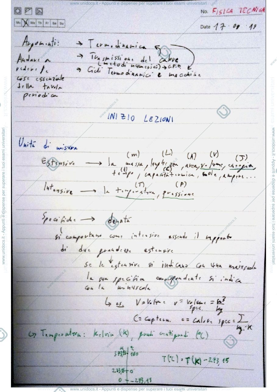 Anteprima pagina 2 — appunti 19-20 Fisica tecnica e macchine prof: Araneo
