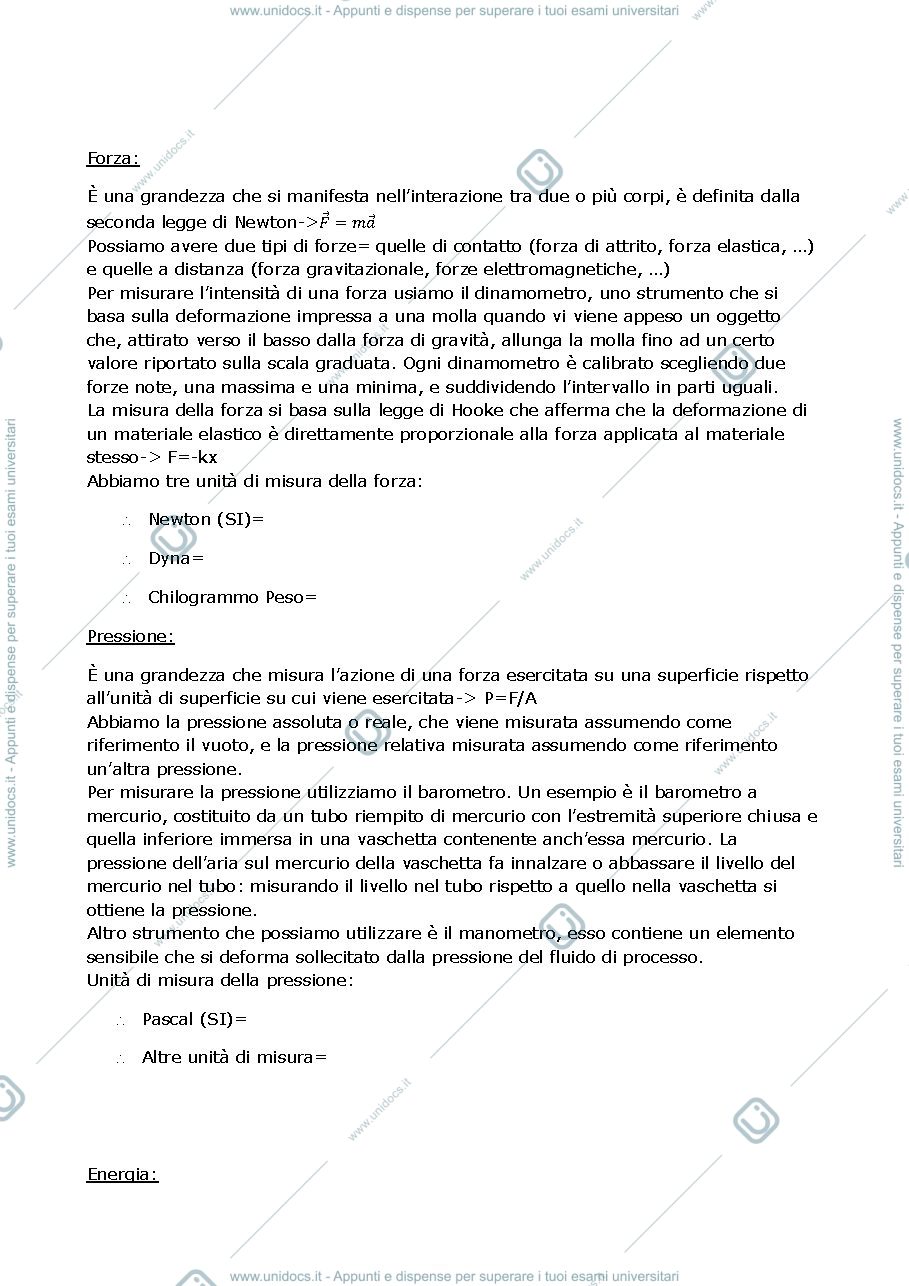 Anteprima pagina 2 — Riassunto programma fisica tecnica industriale