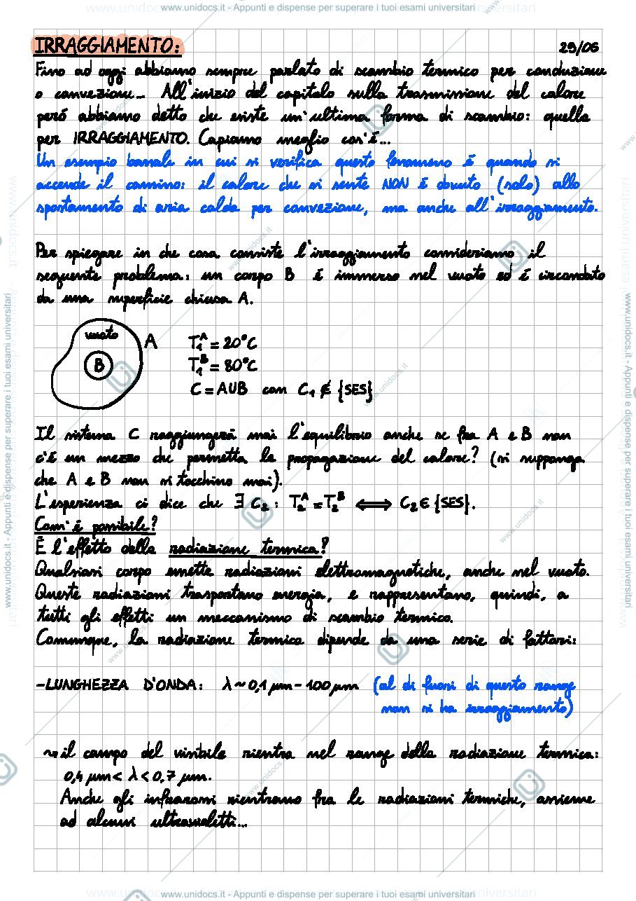 Anteprima pagina 1 — Irraggiamento, effetto serra