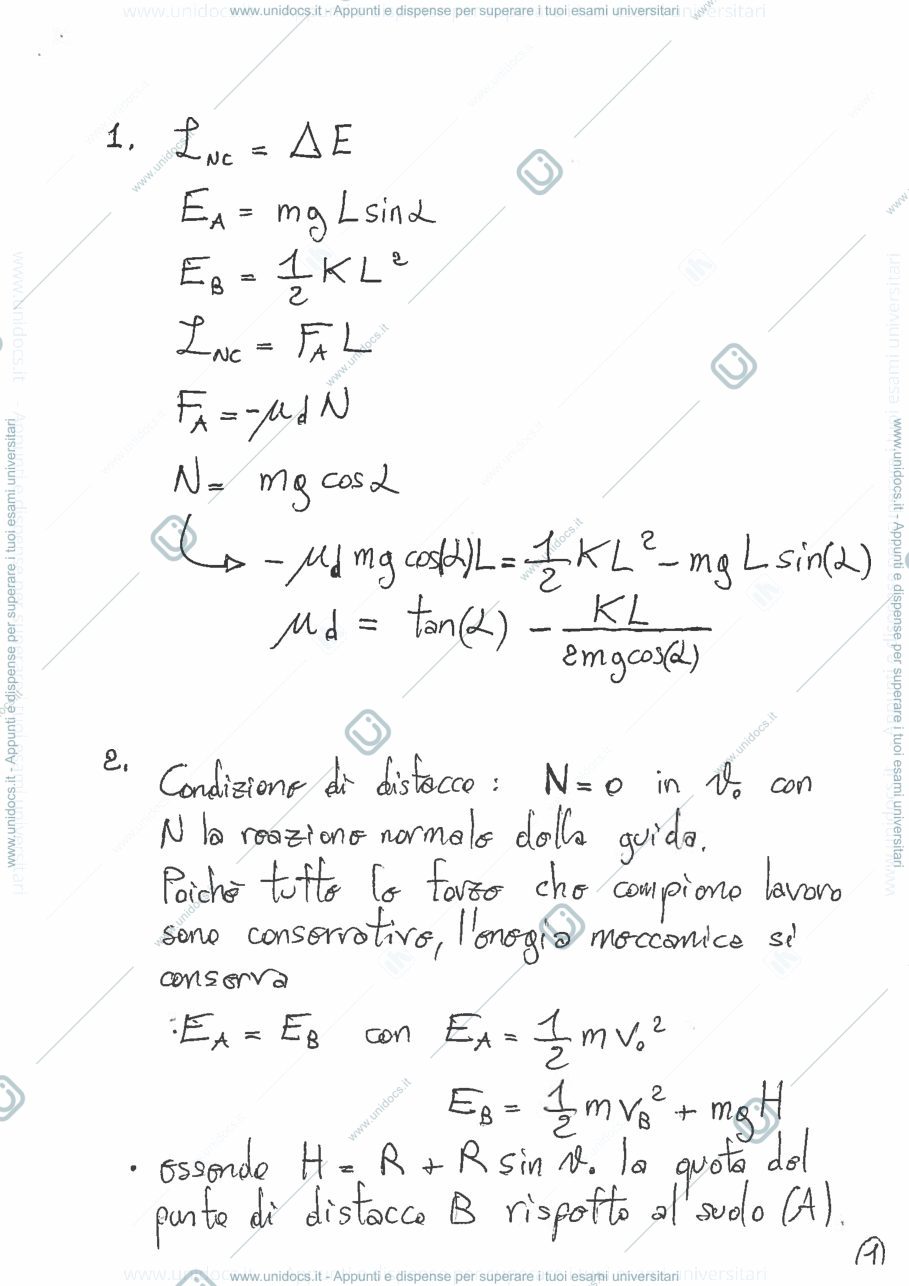 Anteprima pagina 2 — Testo_e_soluzione_Prova_in_Itinere_1 esame Prof. G. Della Valle