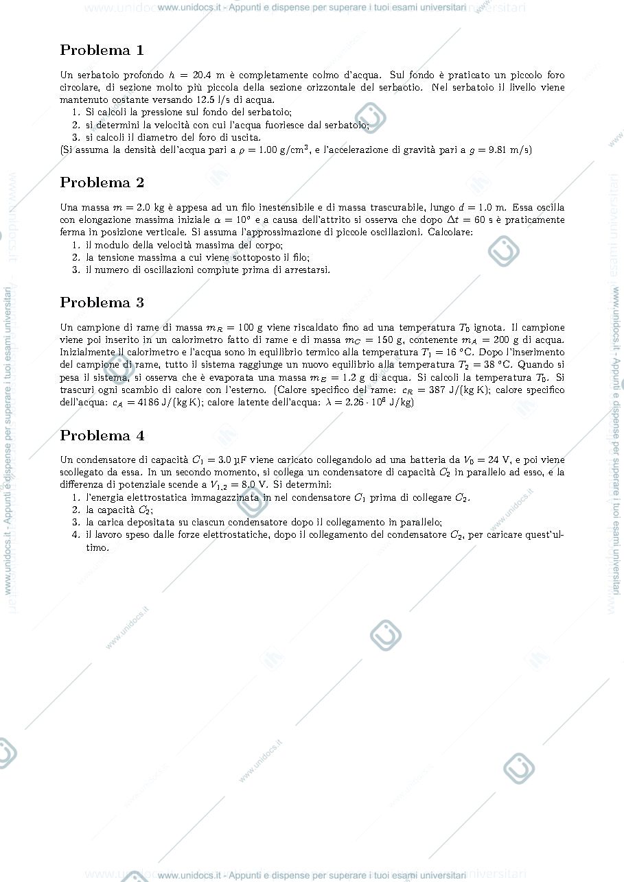 Anteprima pagina 1 — fisica