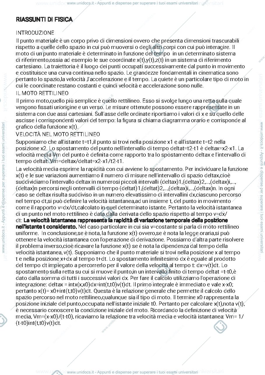 Anteprima pagina 1 — Fisica sperimentale 
