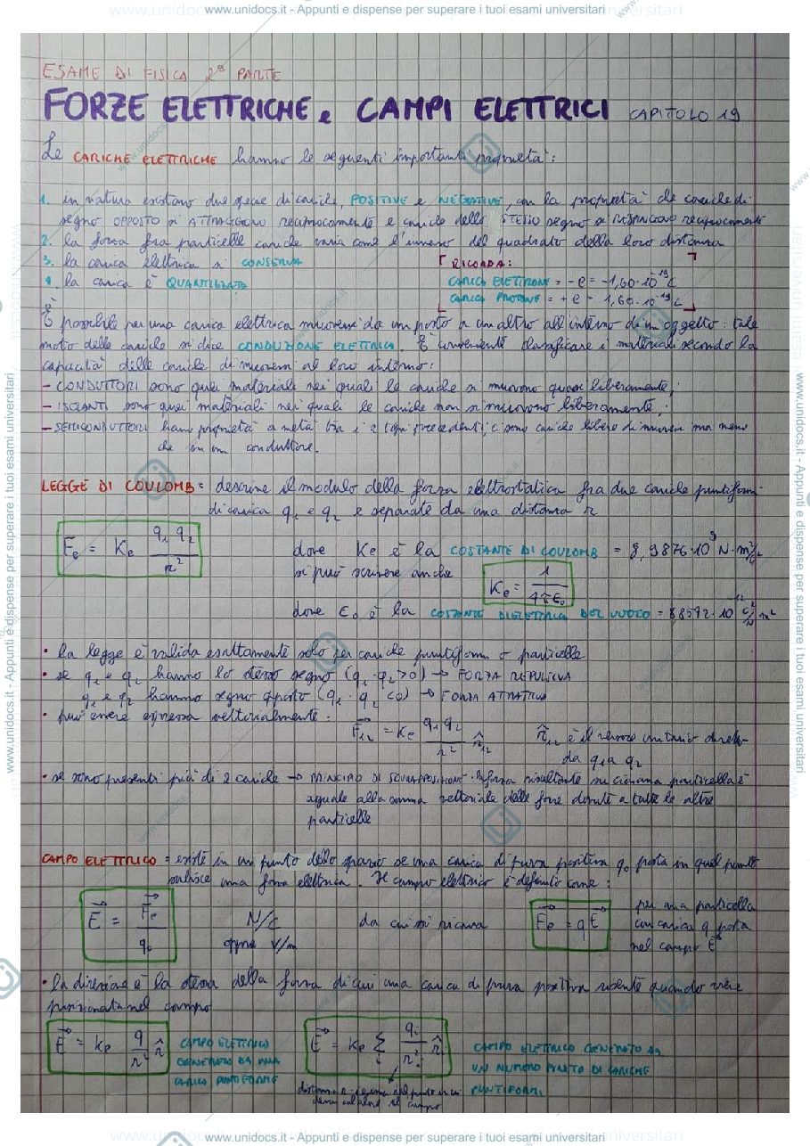 Anteprima pagina 1 — fisica esonero 2 