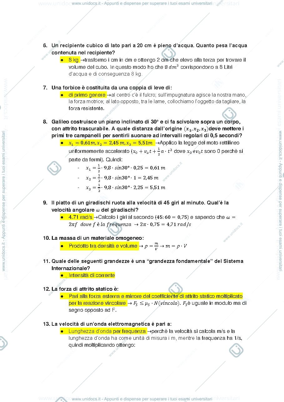 Anteprima pagina 2 — domande esame