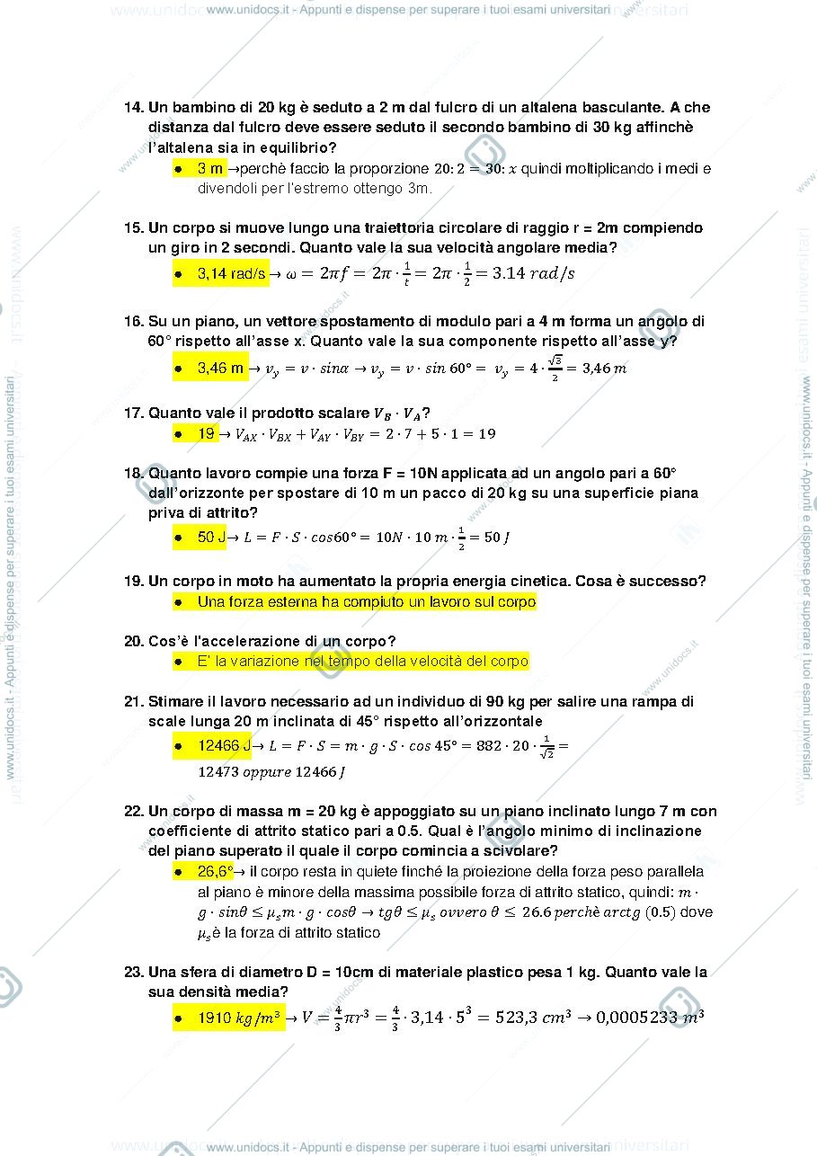 Anteprima pagina 3 — domande esame