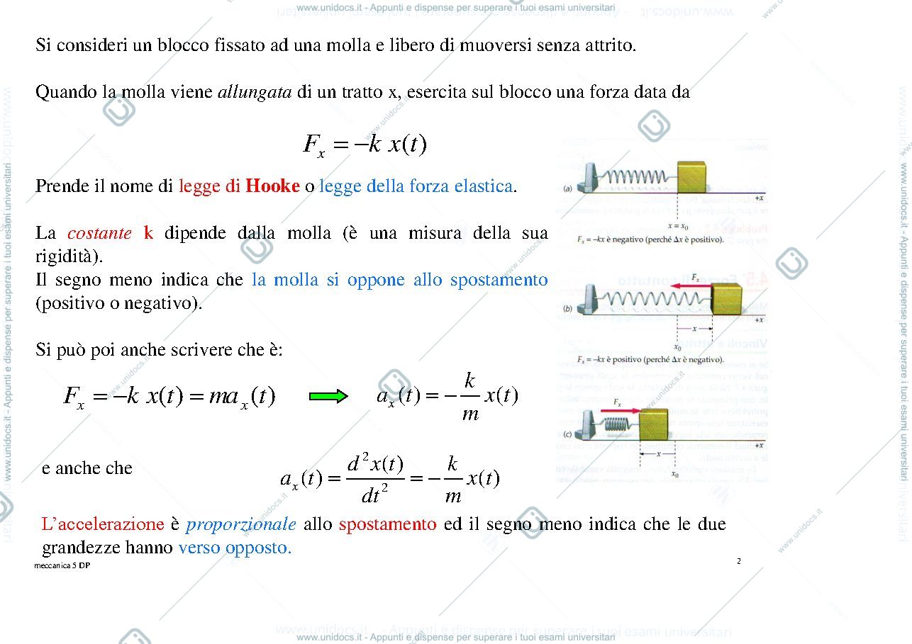 Anteprima pagina 2 — slide fisica con appunti meccanica (5)