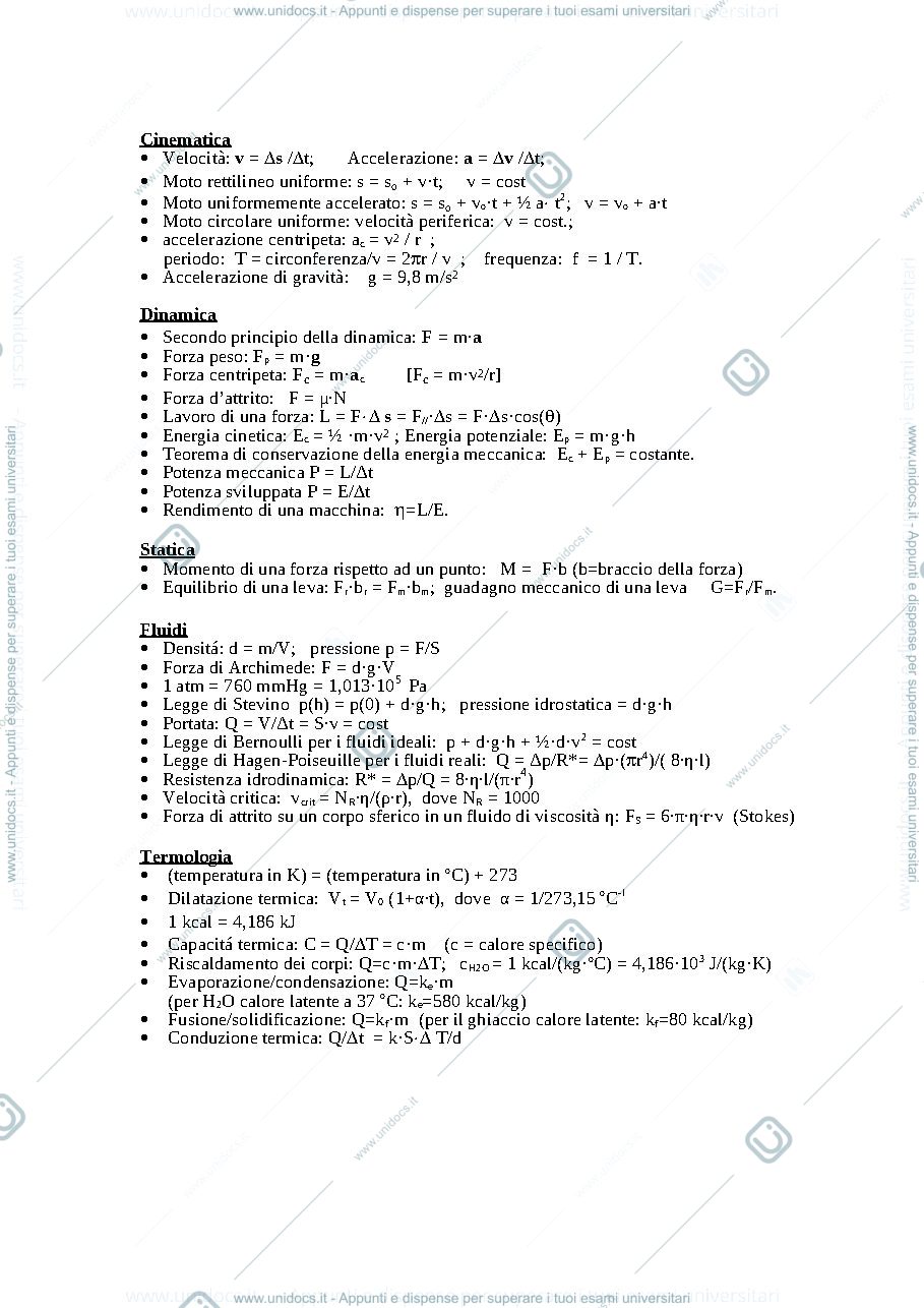 Anteprima pagina 1 — Fisica