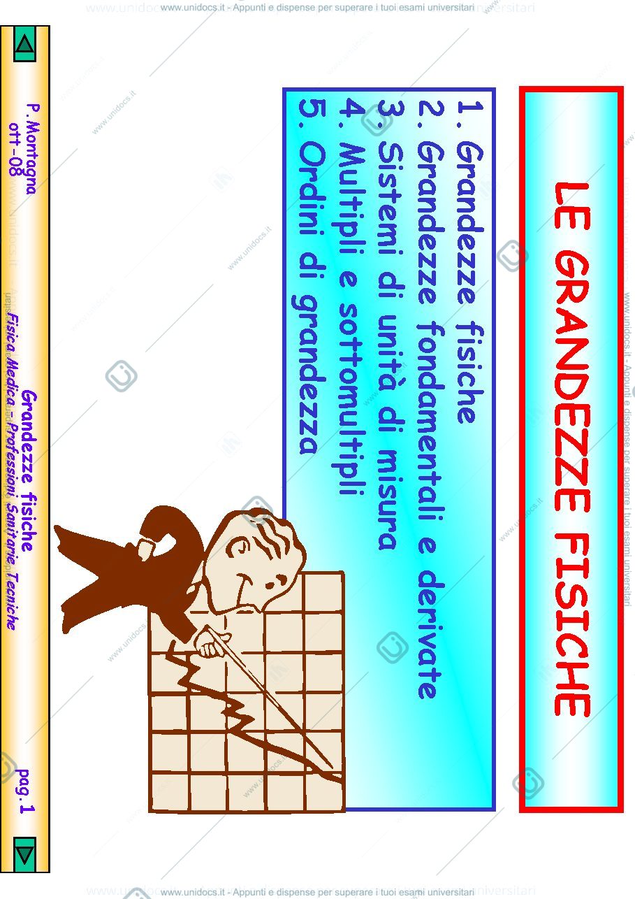 Anteprima pagina 1 — grandezze
