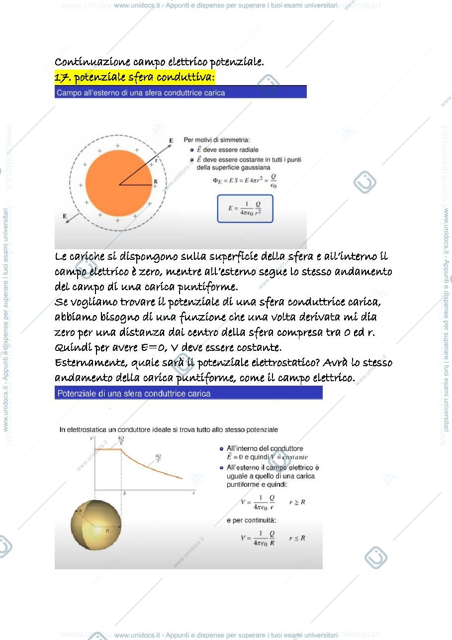 Anteprima pagina 1 — potenziale elettrico