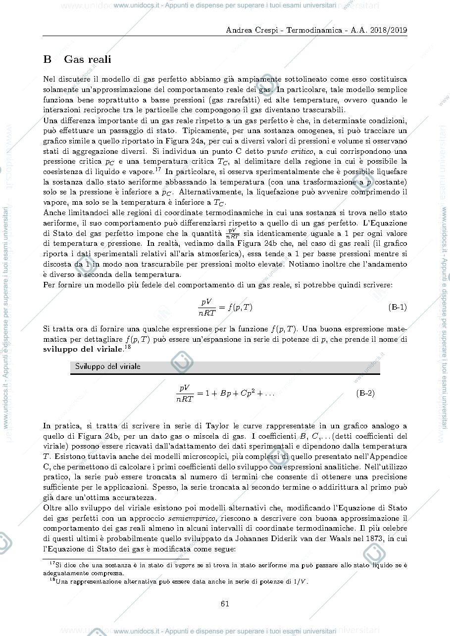 Anteprima pagina 3 — MODULO 2 - Termodinamica (appendice) lezioni Prof. Crespi