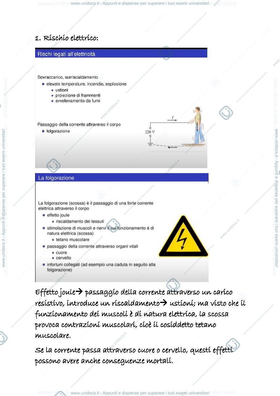 Anteprima pagina 1 — rischio elettrico