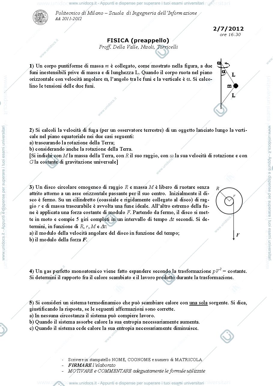 Anteprima pagina 1 — AA_2011-2012_Preappello_2012_07_02 esame prof: Crespi