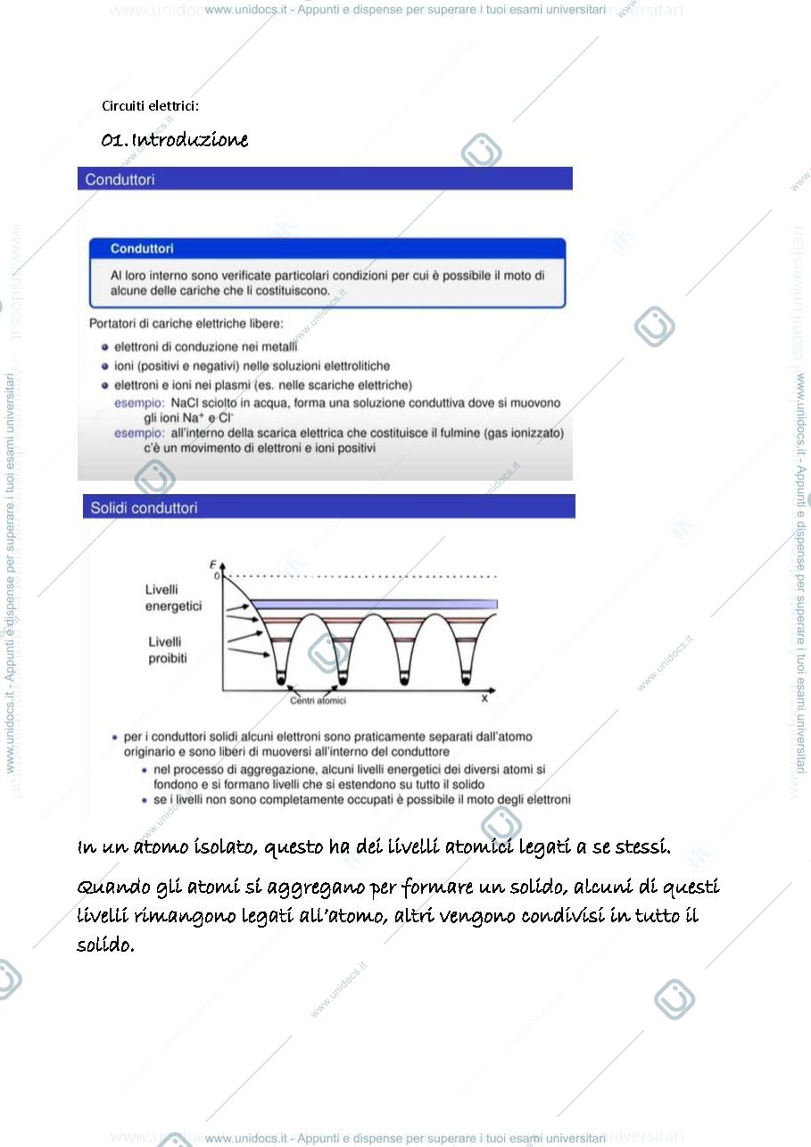 Anteprima pagina 1 — circuiti elettrici