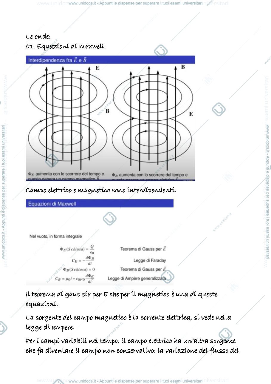 Anteprima pagina 1 — onde elettromagnetiche