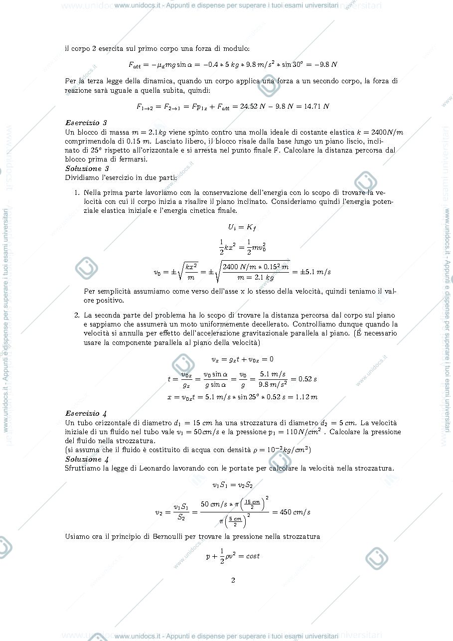 Anteprima pagina 2 — Esercizi appelli passati