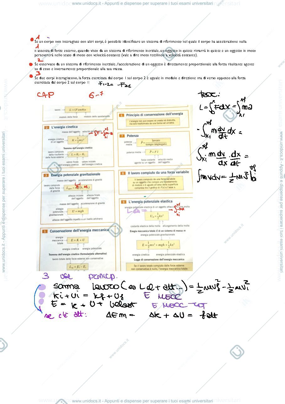 Anteprima pagina 2 — Formulario Fisica 1