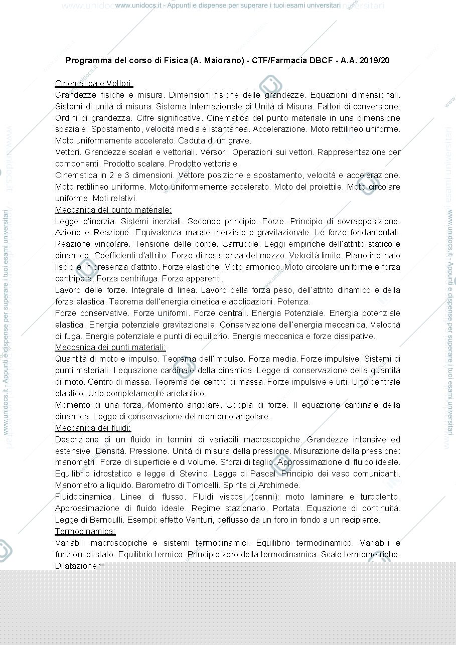 Anteprima pagina 1 — fisica