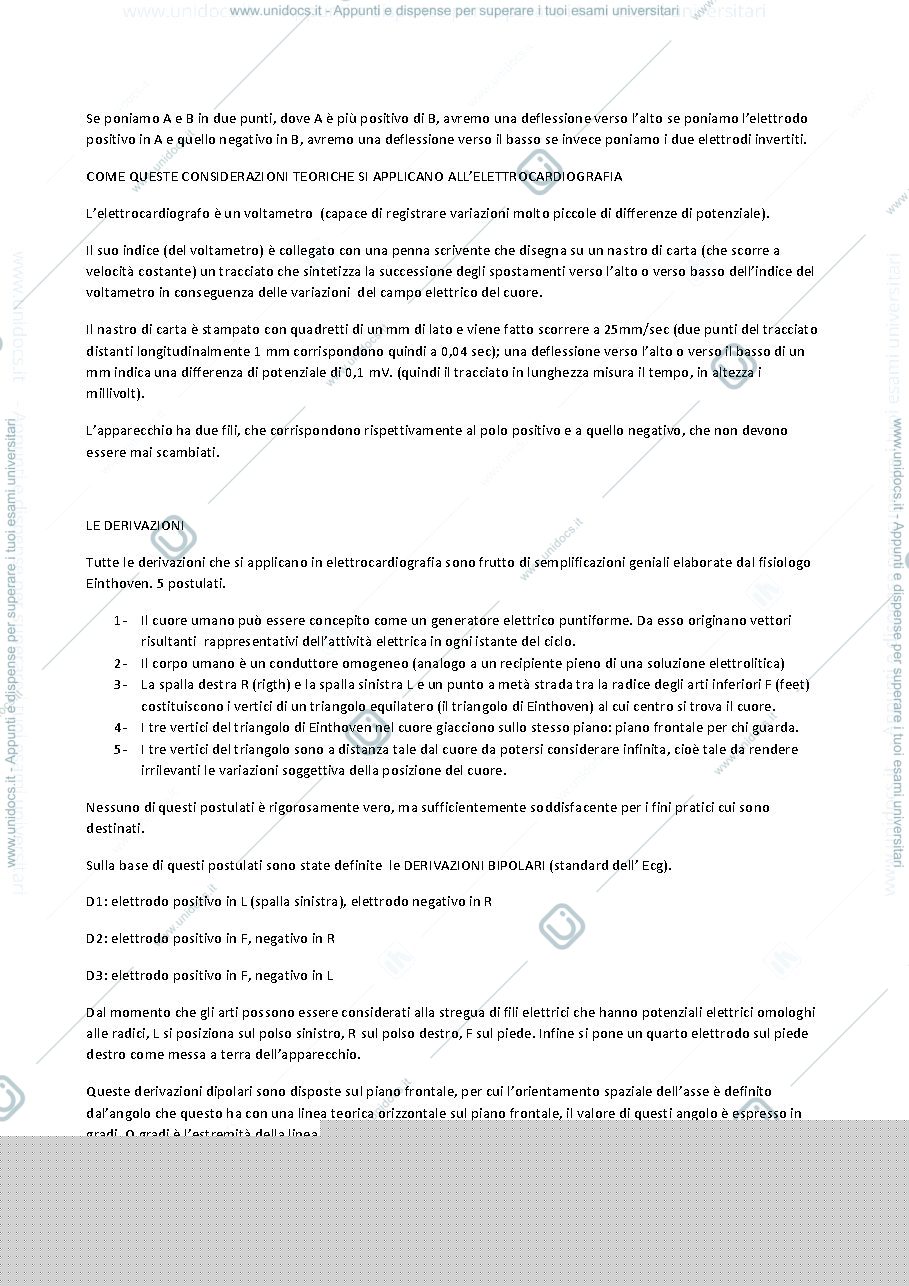 Anteprima pagina 2 — riassunto ecg