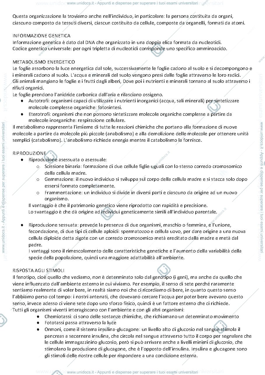Anteprima pagina 3 — Biologia 