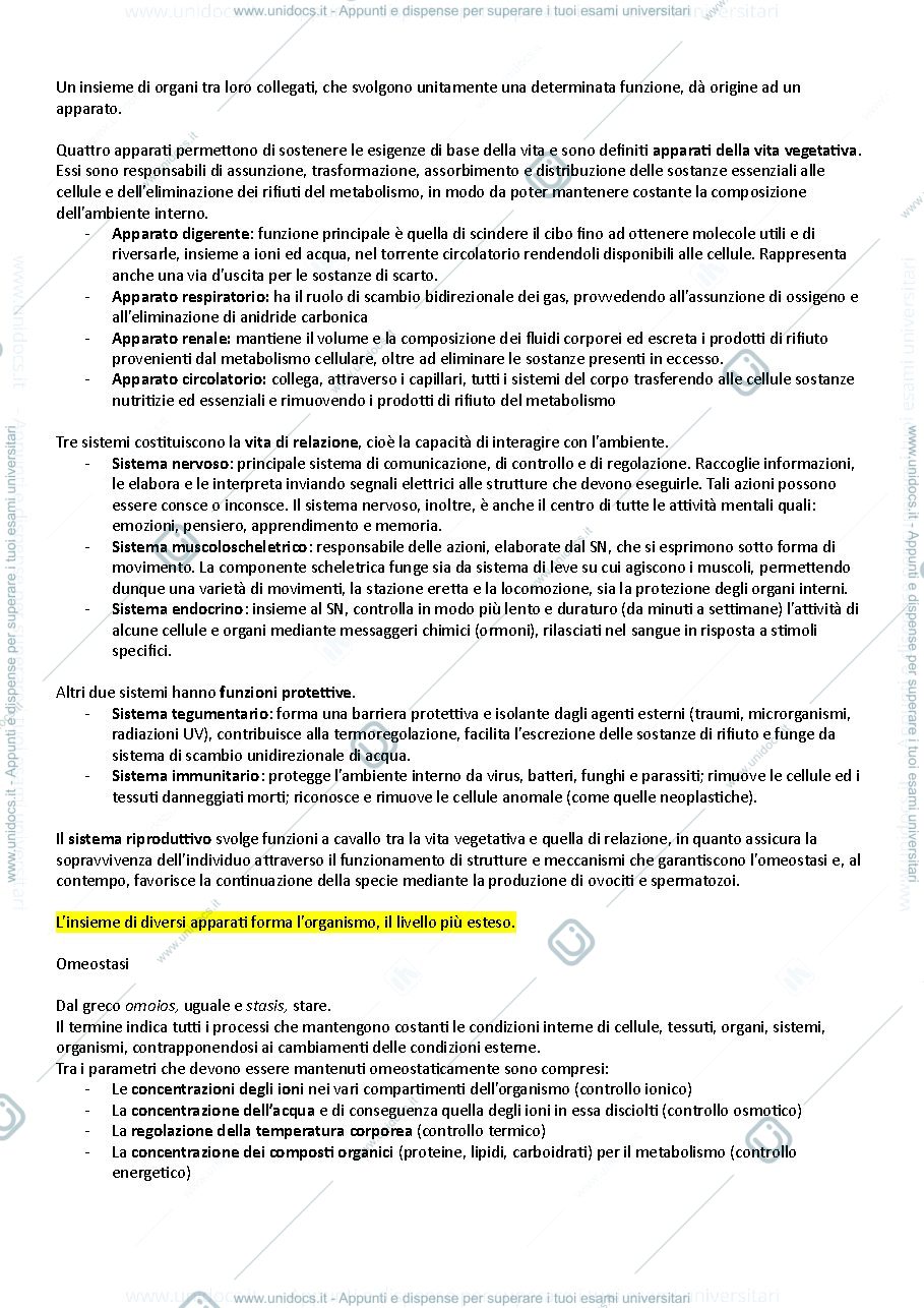 Anteprima pagina 2 — Fisiologia 1