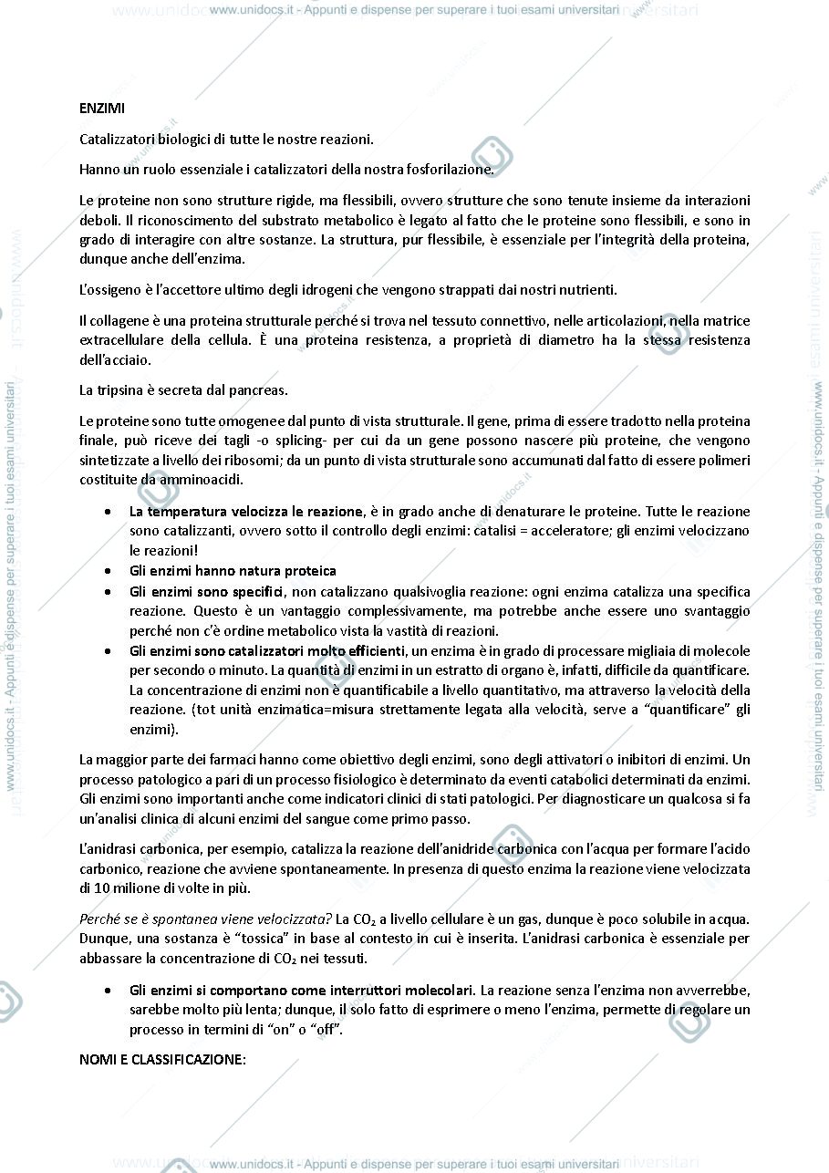 Anteprima pagina 1 — Chimica e biochimica 
