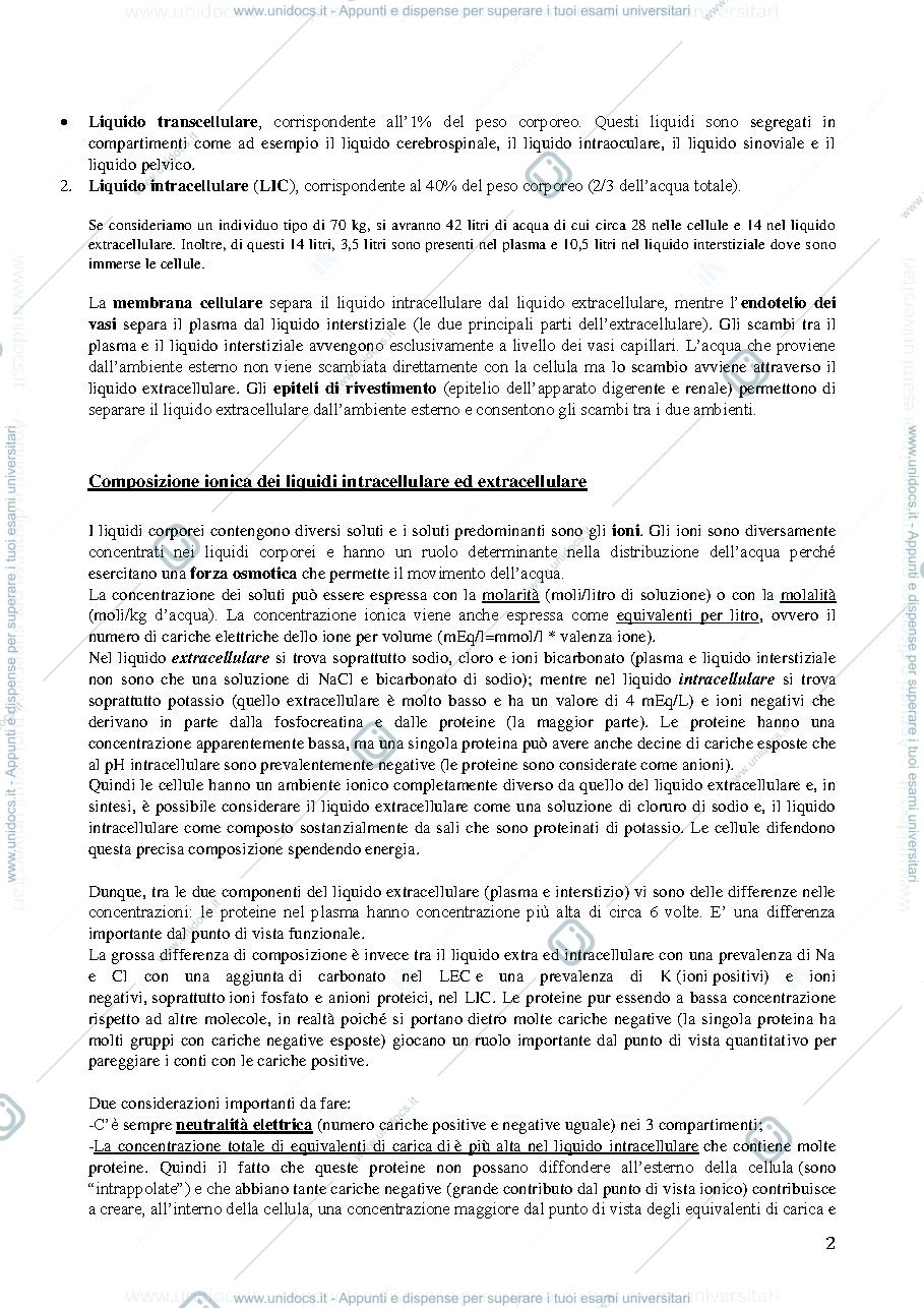 Anteprima pagina 2 — Fisiologia cellulare 