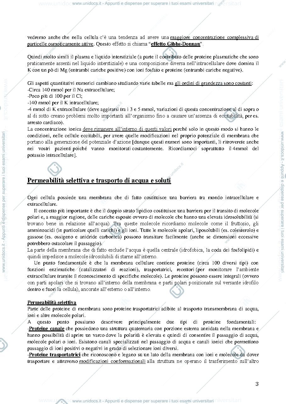 Anteprima pagina 3 — Fisiologia cellulare 