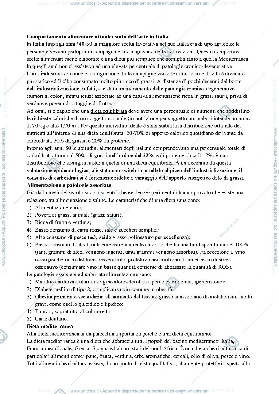 Anteprima pagina 2 — Nutrizione
