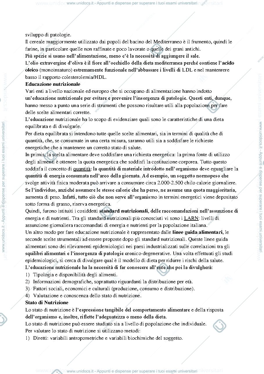 Anteprima pagina 3 — Nutrizione