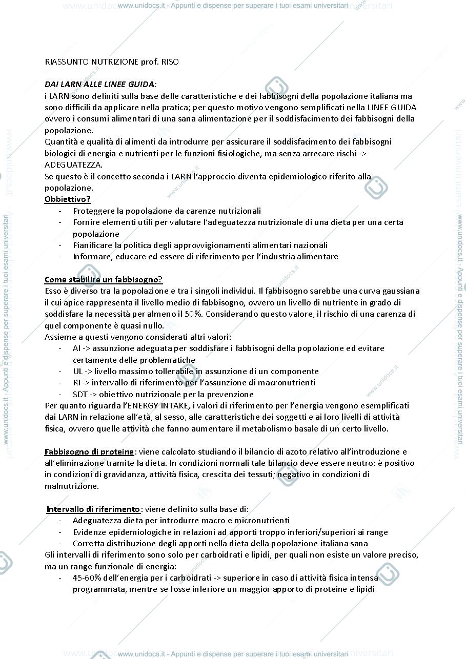 Anteprima pagina 1 — Nutrizione del Benessere 