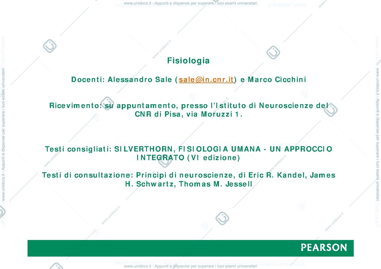 Anteprima pagina 1 — biofisica e processi di membrana