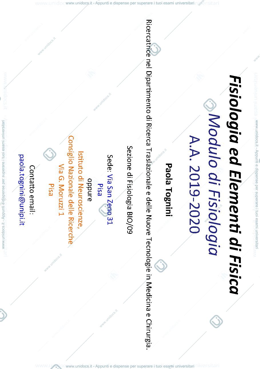 Anteprima pagina 1 — fisiologia