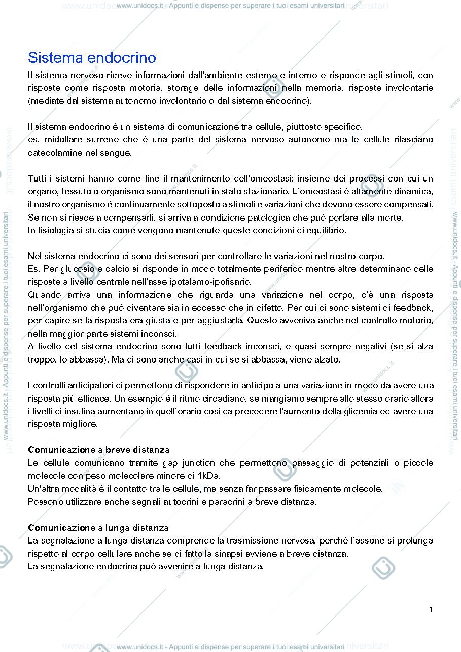 Anteprima pagina 1 — Neurofisiologia appunti Monti