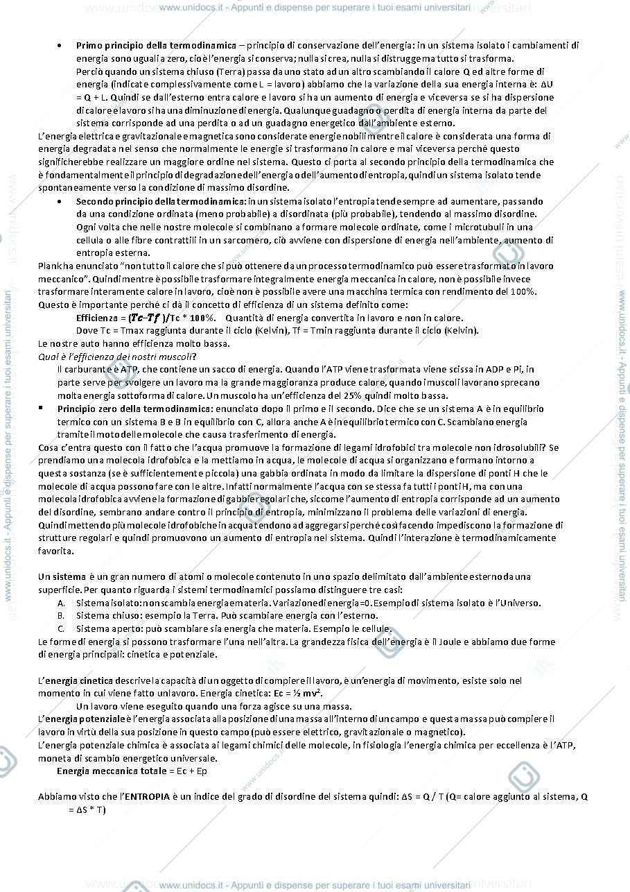 Anteprima pagina 2 — Appunti fisiologia animale