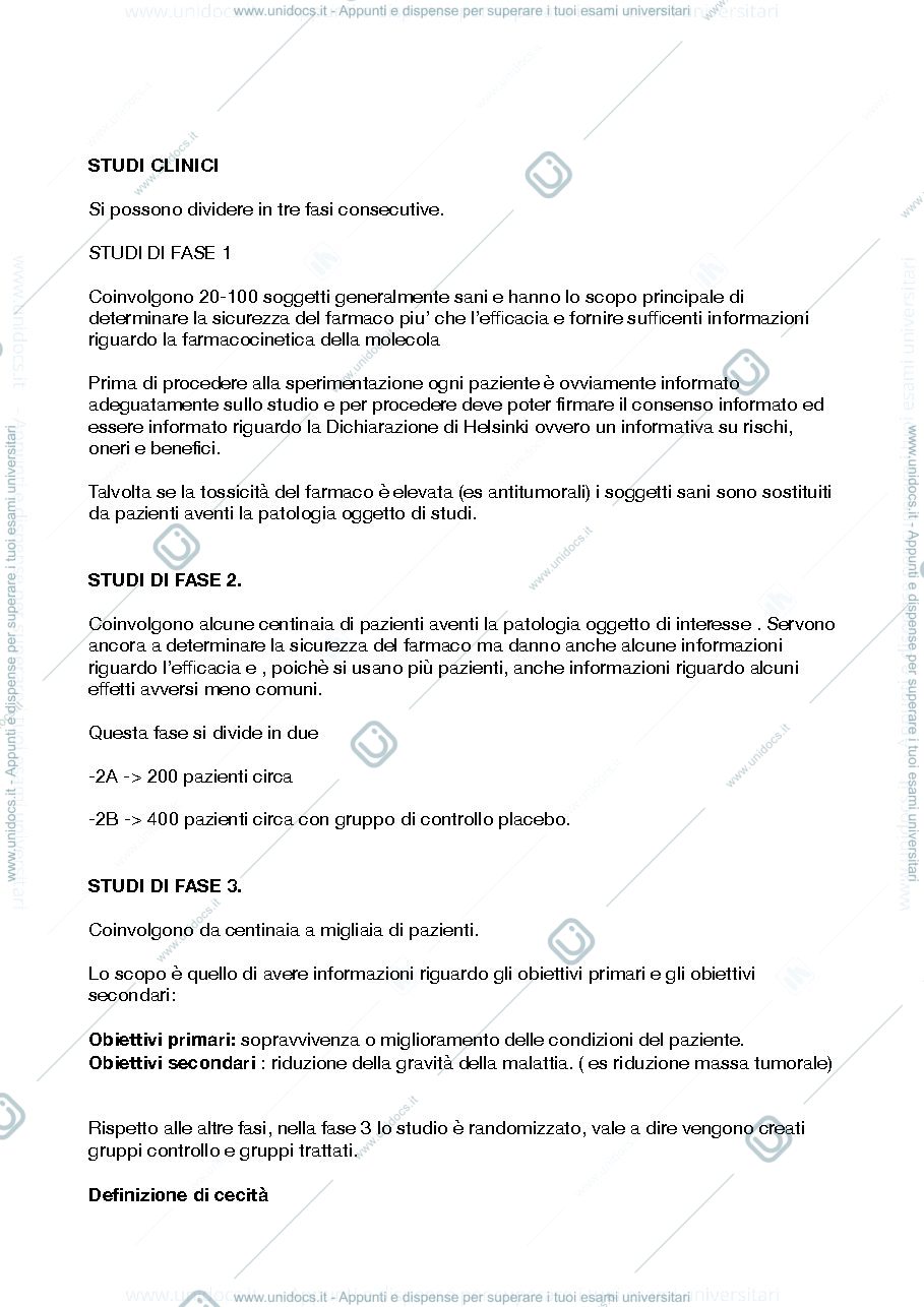 Anteprima pagina 3 — FARMACOLOGIA GENERALE 