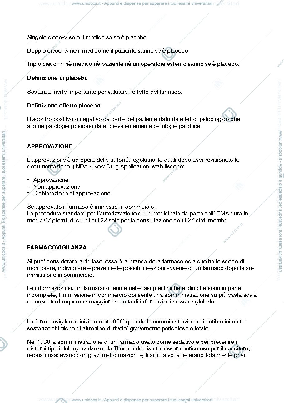 Anteprima pagina 4 — FARMACOLOGIA GENERALE 