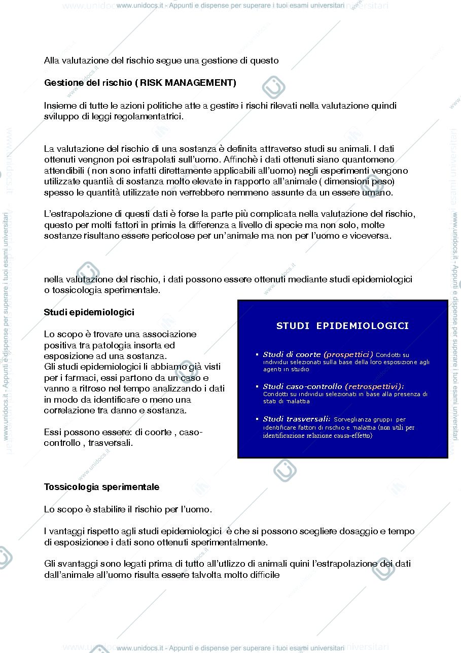 Anteprima pagina 3 — TOSSICOLOGIA 