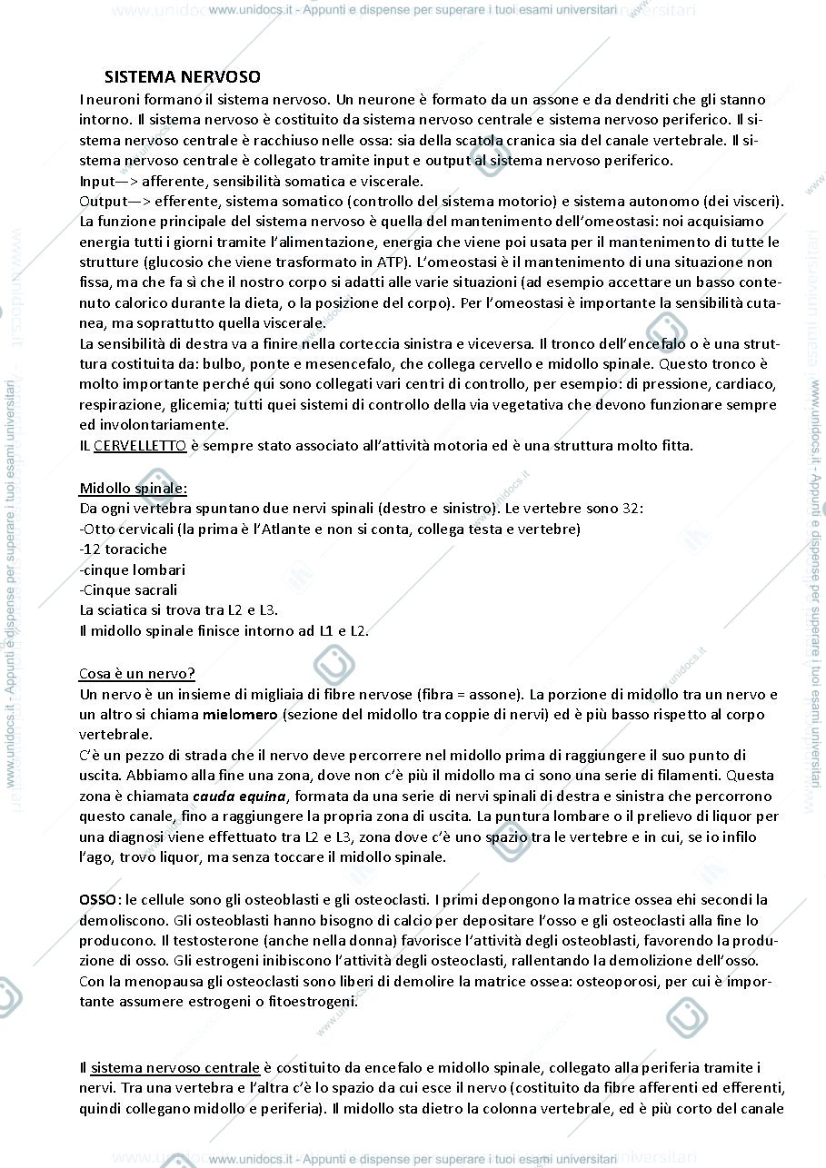 Anteprima pagina 1 — Fisiologia generale