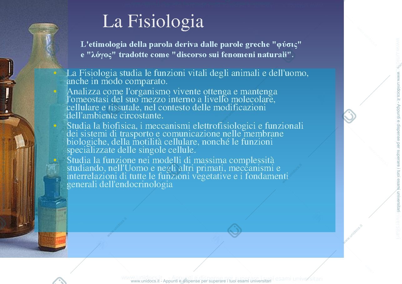 Anteprima pagina 1 — fisiologia generale