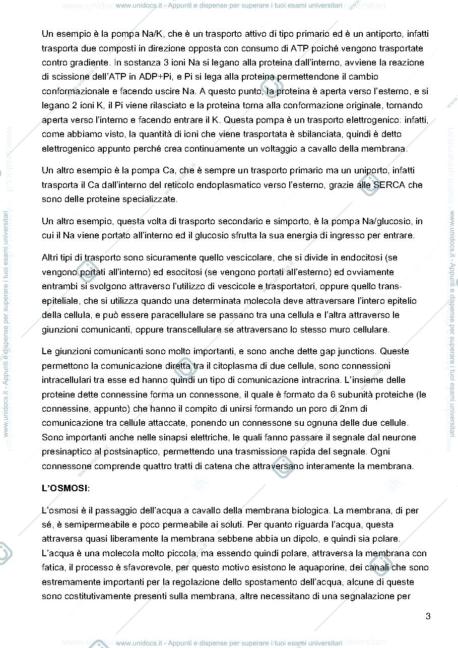 Anteprima pagina 3 — FISIOLOGIA GENERALE