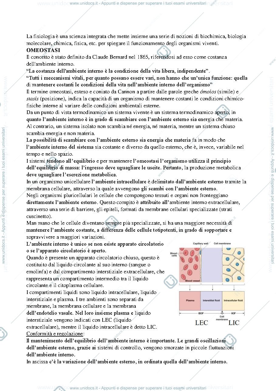Anteprima pagina 1 — Fisiologia generale