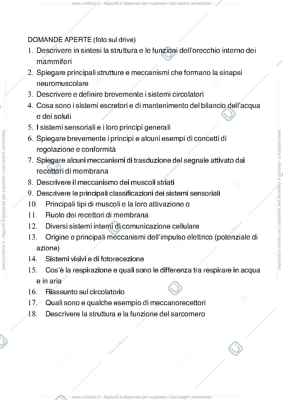 Anteprima pagina 1 — fisiologia generale