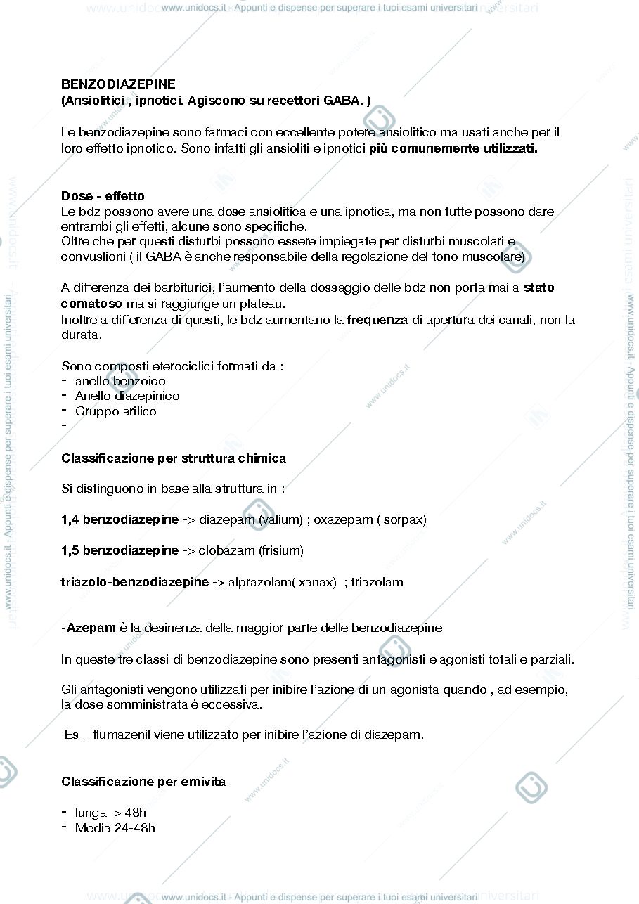 Anteprima pagina 2 — FARMACOLOGIA SPECIALE 