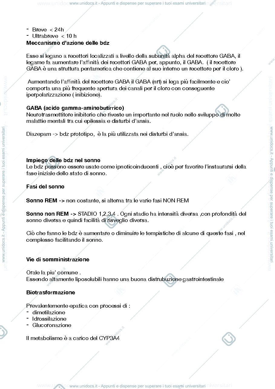 Anteprima pagina 3 — FARMACOLOGIA SPECIALE 