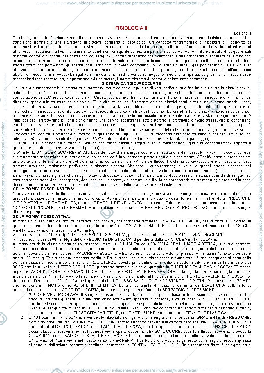Anteprima pagina 1 — Fisiologia