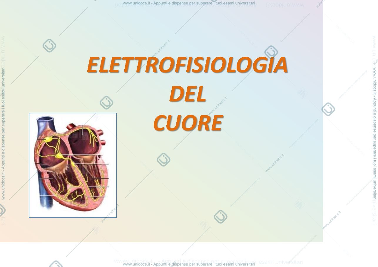 Anteprima pagina 2 — Elettrofisiologia cuore-Farmaci Antiaritmici