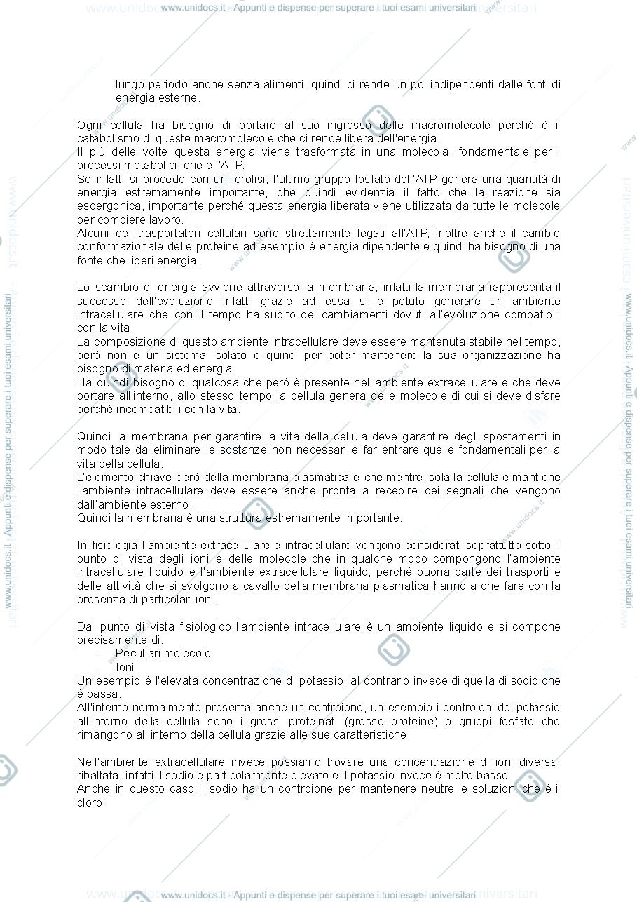 Anteprima pagina 2 — Fisiologia cellulare e istologia