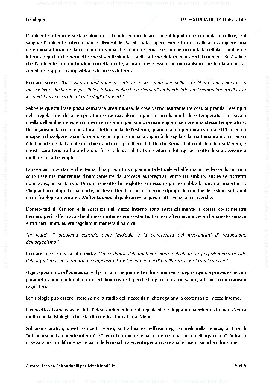Anteprima pagina 5 — Fisiologia