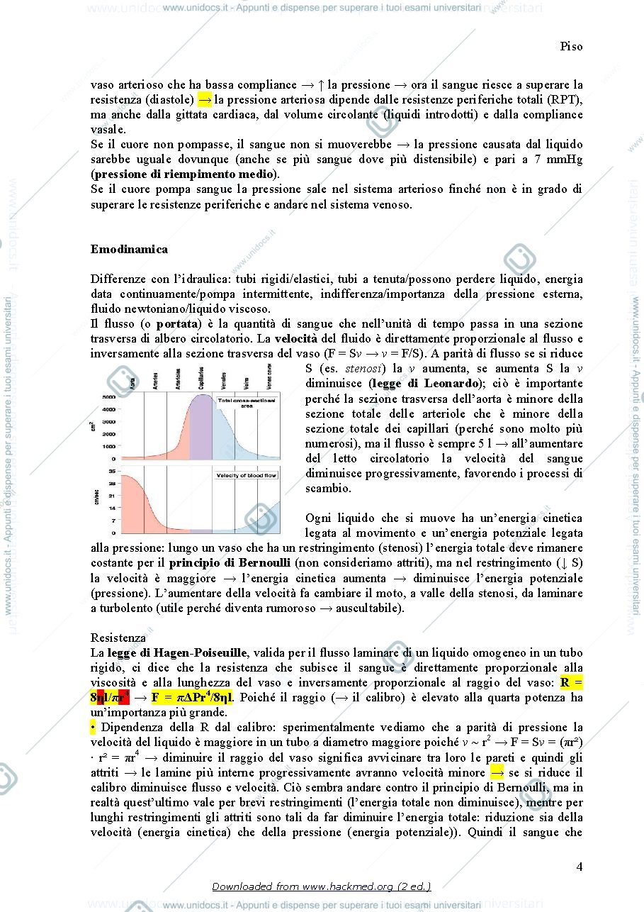 Anteprima pagina 4 — Riassunto di fisiologia
